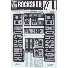 RockShox Decal Kit 35mm Dual Crown Gray - B071J7L4XR